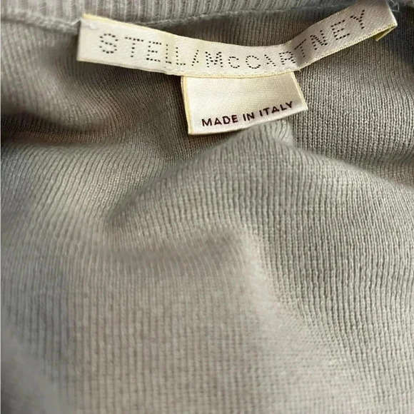 Stella McCartney Beige Cashmere Silk Sweater Size 38 Knit Pullover Made In Italy - Picture 8 of 10